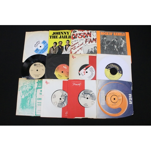 237 - Vinyl - 59 Rockabilly / Teddy Boy Revival 7” singles and EP’s including promos, to include: Ray Camp... 