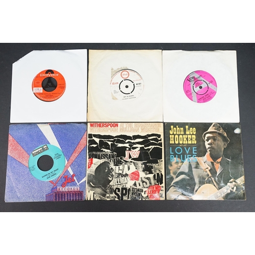 240 - Vinyl - 28 Blues 7” singles and EP’s including US pressings and demo promos to include: Sonny Boy Wi... 