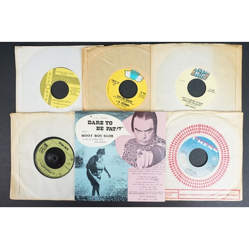 240 - Vinyl - 28 Blues 7” singles and EP’s including US pressings and demo promos to include: Sonny Boy Wi... 