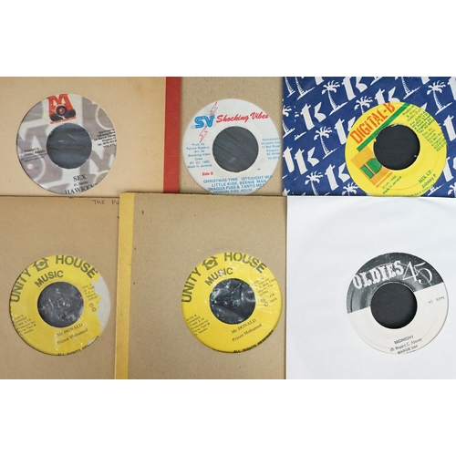 244 - Vinyl - 18 Mainly 1970’s Jamaican Reggae / Roots / Dub 7” singles to include: Marcia Griffith, Big Y... 