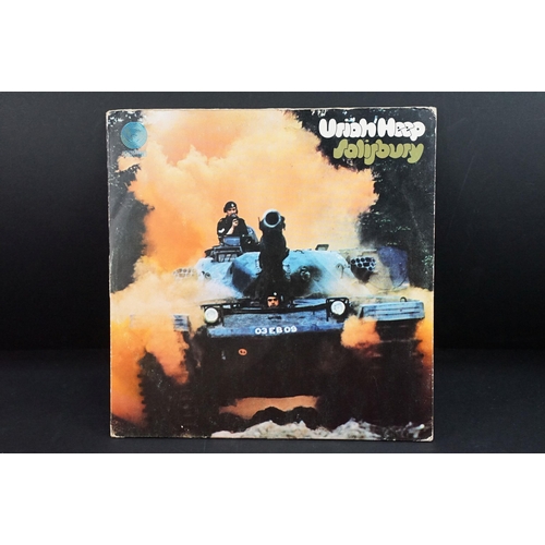 25 - Vinyl - 3 Uriah Heep 1st pressing LPs, 2 on the swirl Vertigo label to include: ...Very 'Eavy Very '... 