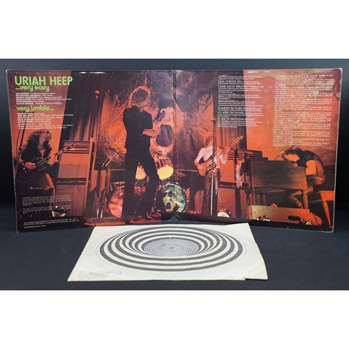 25 - Vinyl - 3 Uriah Heep 1st pressing LPs, 2 on the swirl Vertigo label to include: ...Very 'Eavy Very '... 