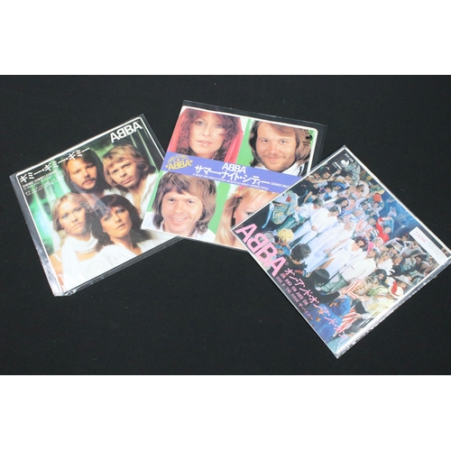 266 - Vinyl - 32 Japanese pressing ABBA 7” singles spanning their career including demo promos to include:... 