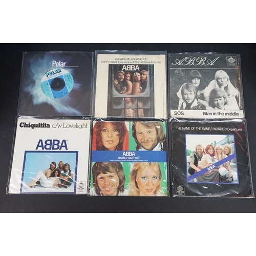 269 - Vinyl - 29 Scandinavian ABBA 7” singles and 5 flexi discs spanning their carrer, including Swedish, ... 