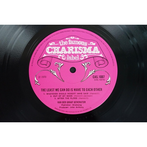 31 - Vinyl - 2 Van Der Graaf Generator UK pressing albums on Charisma Records to include: The Least We Ca... 