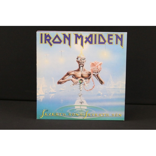 317 - Vinyl - 38 Rock & Metal LPs Iron Maiden, Joe Satriani x 2 (inc Tim Machine 3LP), Bon Jovi, Kingdom C... 