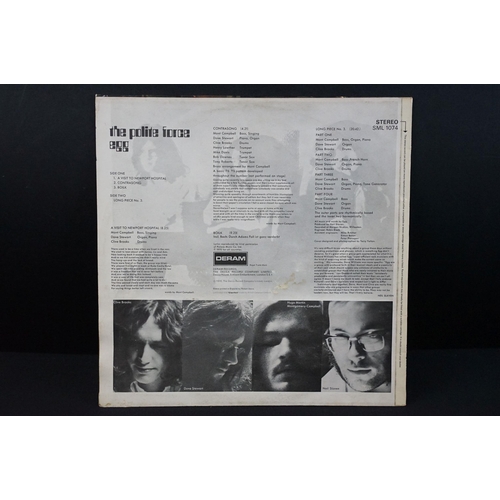 32 - Vinyl - Egg – The Polite Force LP on Deram Records SML 1074. UK 1970 1st pressing. EX- / VG++