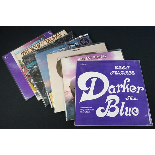 323 - Vinyl - Over 70 Rock & Pop LPs to include Deep Purple x 19 (inc private pressing), Pink Floyd (DSOTM... 