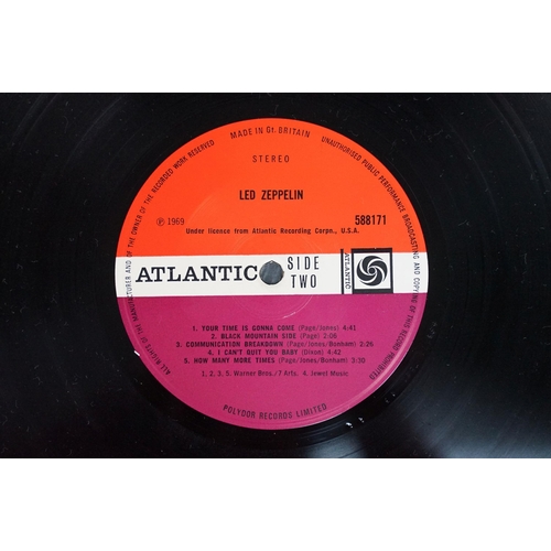 4 - Vinyl - Led Zeppelin self titled LP on Atlantic Records 588171, UK pressing, plum labels, A1/B1 matr... 