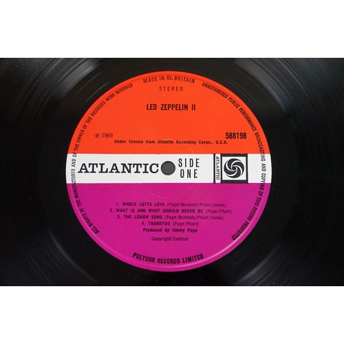 5 - Vinyl - Led Zeppelin – Led Zeppelin II LP on Atlantic Records 588198. UK 1969 2nd pressing with Lemo... 