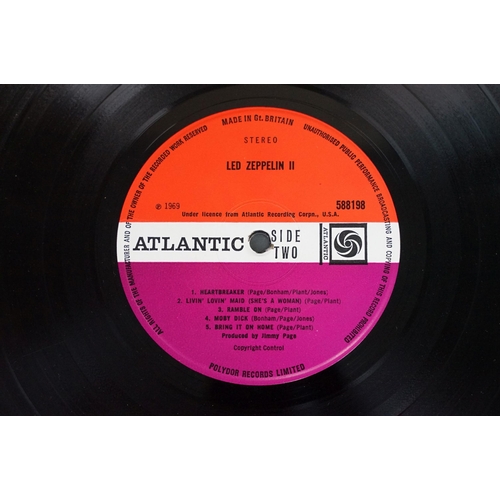 5 - Vinyl - Led Zeppelin – Led Zeppelin II LP on Atlantic Records 588198. UK 1969 2nd pressing with Lemo... 