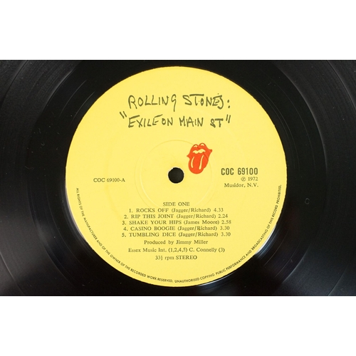 9 - Vinyl - Rolling Stones – Exile On Main St. LP on Rolling Stones Records – COC 69100. UK 1st pressing... 