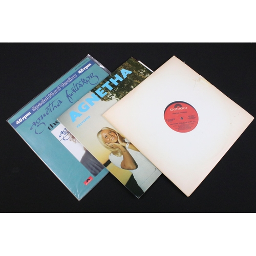 97 - Vinyl - 10 Agnetha Fältskog (ABBA) albums and 2 x 12” to include: A (Universal Music Group Internati... 