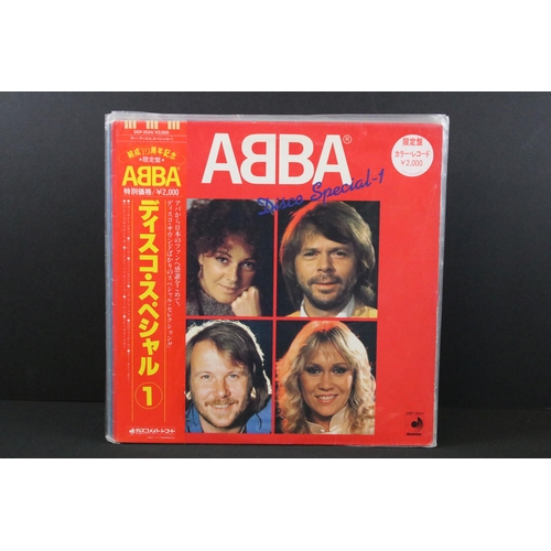 99 - Vinyl - 11 ABBA Japanese pressing albums to include : Disco Special-1 (Discomate – DSP-3024, red vin... 