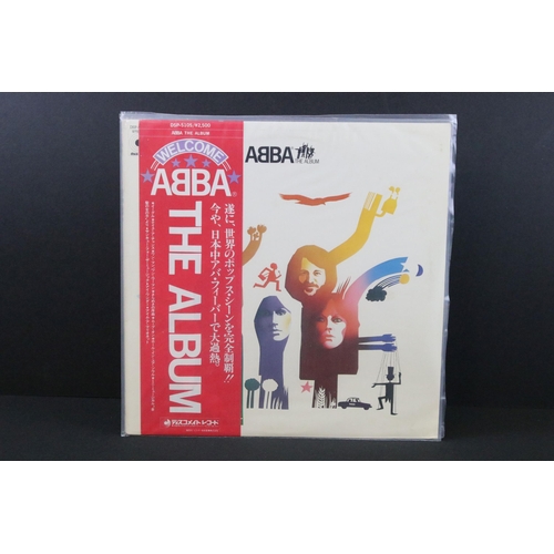 99 - Vinyl - 11 ABBA Japanese pressing albums to include : Disco Special-1 (Discomate – DSP-3024, red vin... 