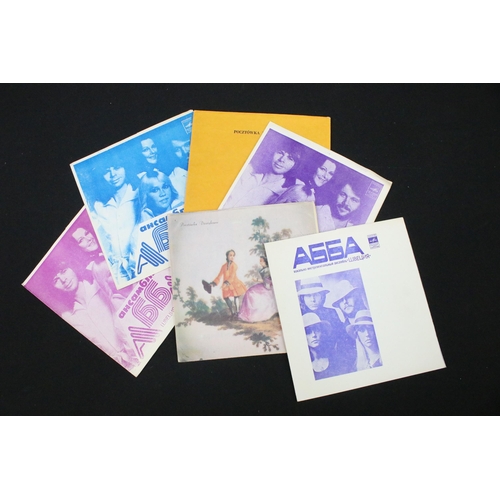 275 - Vinyl - 22 Eastern European ABBA 7” single releases spanning their carrer, including flexis, countri... 