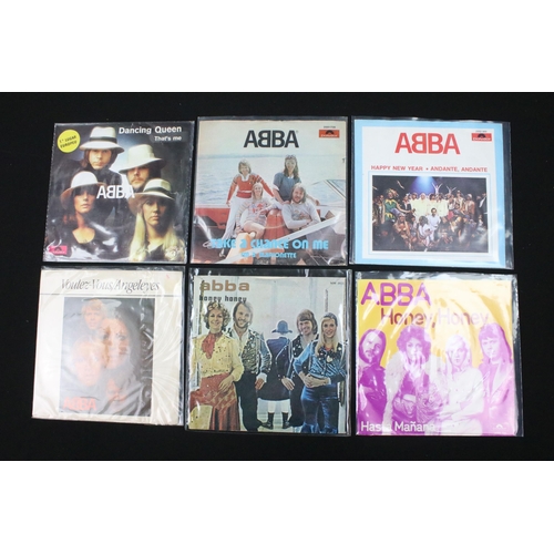 277 - Vinyl - 19 European ABBA 7” single releases spanning their career including demo promos and a test p... 