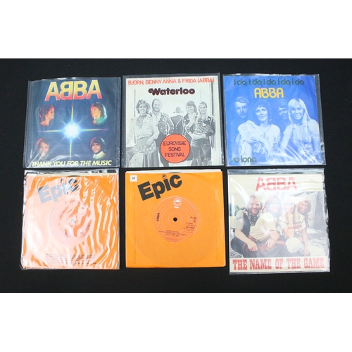 277 - Vinyl - 19 European ABBA 7” single releases spanning their career including demo promos and a test p... 