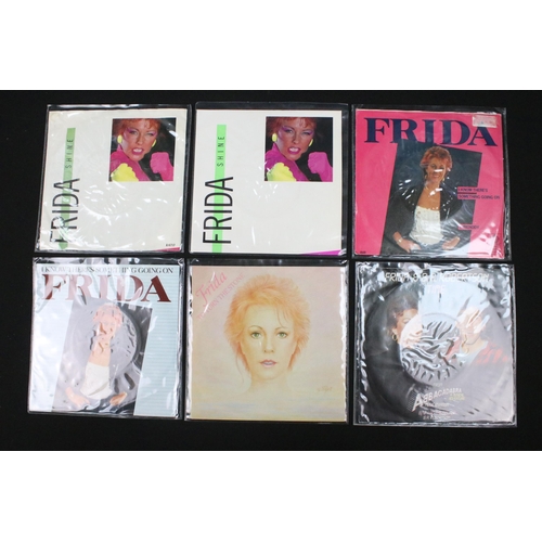 279 - Vinyl - 26 Anni-Frid Lyngstad / Frida (ABBA) world wide 7” releases spanning her career before ABBA ... 