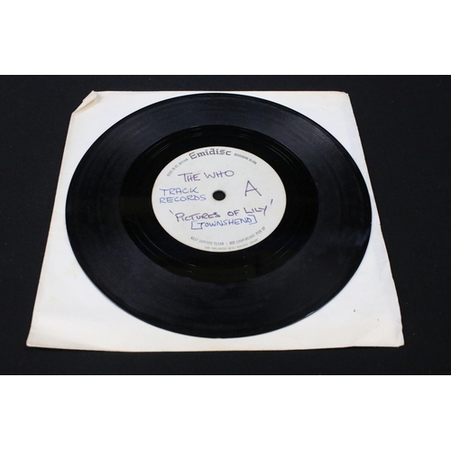 50 - Vinyl / Acetate - The Who - Pictures Of Lily / Doctor, Doctor. Original UK double sided 1967 demo 7