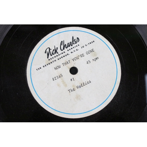 52 - Vinyl / Acetate - The Hollies - Now That You’re Gone. Original unreleased US single sided 10” acetat... 