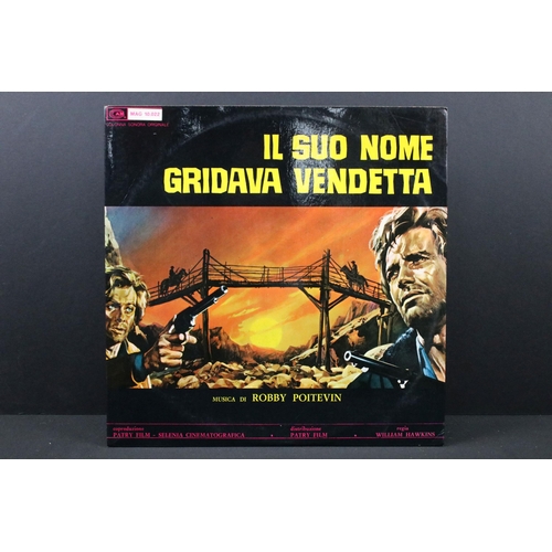 57 - Vinyl - 2 Original Italian soundtrack albums to include: Pippo Franco / Robby Poitevin – L'Odio È Il... 