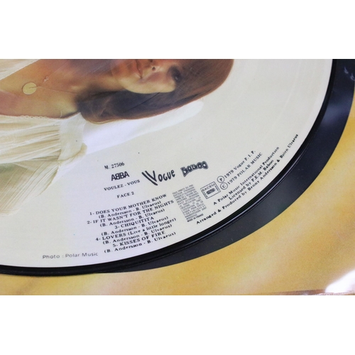 64 - Vinyl - ABBA – Voulez-Vous picture disc LP on Vogue – M. 27506, original French 1979 pressing. VG+ /... 