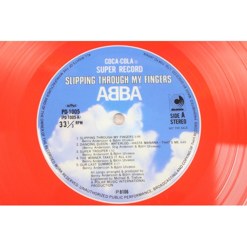 65 - Vinyl - ABBA – Slipping Through My Fingers promo only LP on Discomate / Coca-Cola – PD1005. Japanese... 