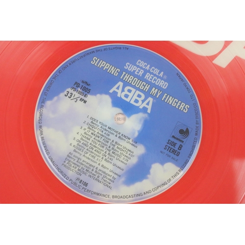 65 - Vinyl - ABBA – Slipping Through My Fingers promo only LP on Discomate / Coca-Cola – PD1005. Japanese... 