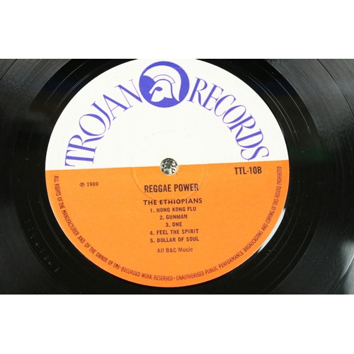 67 - Vinyl - 4 original UK 1st pressing reggae albums to include: The Ethiopians – Reggae Power (Trojan R... 