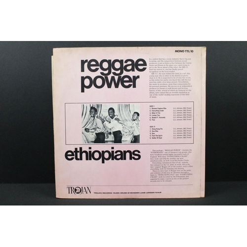 67 - Vinyl - 4 original UK 1st pressing reggae albums to include: The Ethiopians – Reggae Power (Trojan R... 
