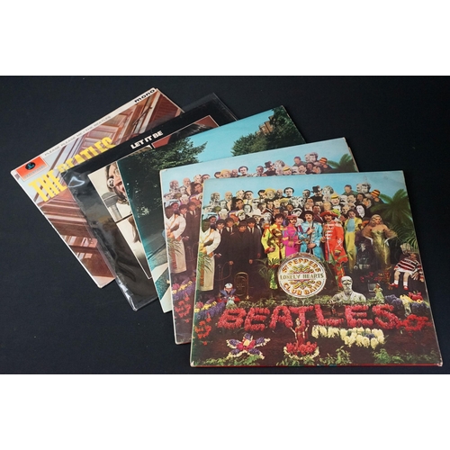 361 - Vinyl - 20 The Beatles and members LPs to include Abbey Road (no Her Majesty on sleeve), Sgt Pepper ... 