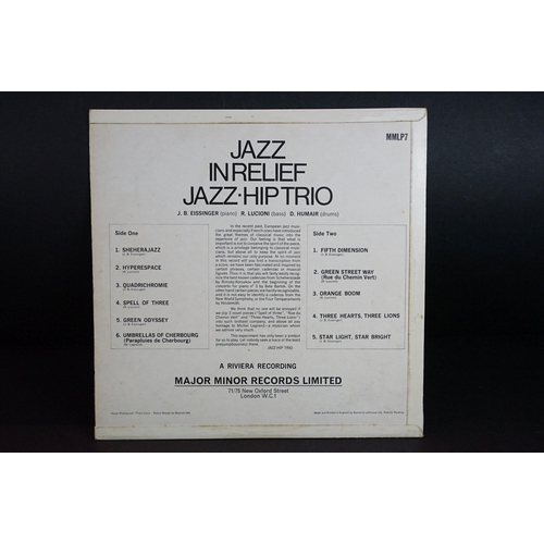 89 - Vinyl - Jazz-Hip Trio ‎– Jazz In Relief LP on Major Minor Records MMLP 7. Original UK 1st mono press... 