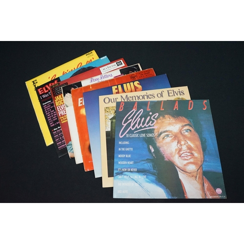 384 - Vinyl - Over 45 Elvis Presley LPs spanning his career including 5 pic discs, foreign pressings, orig... 