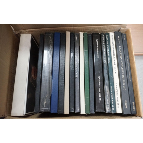 389 - Vinyl - Over 125 classical box sets including many stereo and sealed examples. At least Vg+ overall