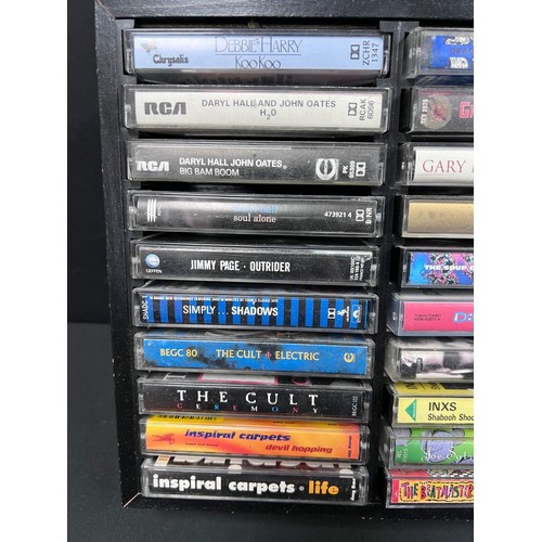 405 - Cassettes - 60 rock & Pop cassettes to include Oasis x 3, Pink Floyd, Soundgarden, High Tide, Bob Ma... 