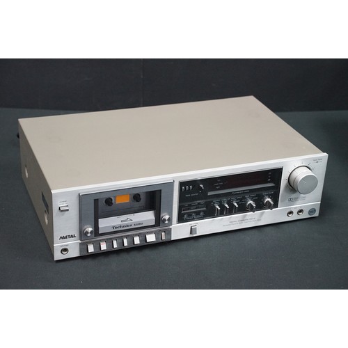 421 - Hi-Fi - 4 Technics Separates to include a SL-PJ28A CD player, ST-Z45L stereo tuner, M260 cassette de... 