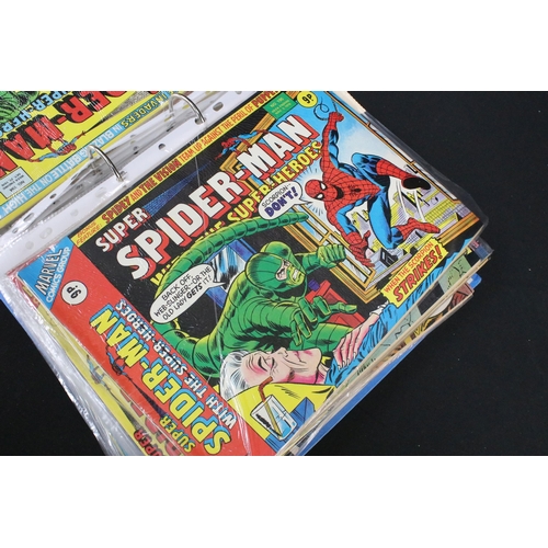 505 - Comics - Collection of Spider-Man Comics Weekly / Super Spider-Man With The Super-Heroes issues 64 t... 