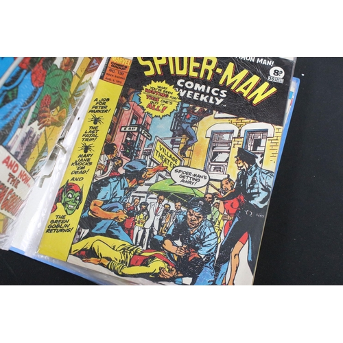 505 - Comics - Collection of Spider-Man Comics Weekly / Super Spider-Man With The Super-Heroes issues 64 t... 