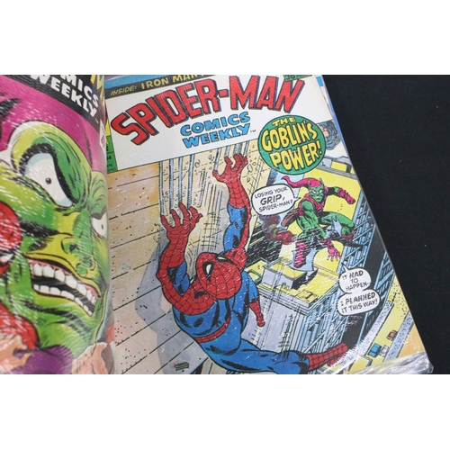 505 - Comics - Collection of Spider-Man Comics Weekly / Super Spider-Man With The Super-Heroes issues 64 t... 