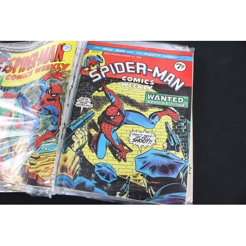 505 - Comics - Collection of Spider-Man Comics Weekly / Super Spider-Man With The Super-Heroes issues 64 t... 