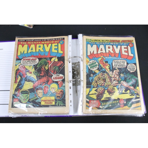 507 - Comics - Collection of The Mighty World Of Marvel comics issues 1 to 245 (missing issues 17, 21 - 29... 