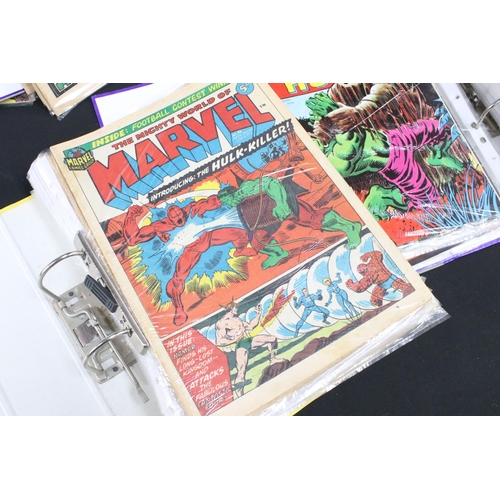 507 - Comics - Collection of The Mighty World Of Marvel comics issues 1 to 245 (missing issues 17, 21 - 29... 