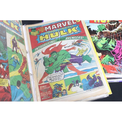 507 - Comics - Collection of The Mighty World Of Marvel comics issues 1 to 245 (missing issues 17, 21 - 29... 