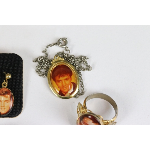 245 - A small collection of mainly vintage costume jewellery to include necklaces, rings and pendants.