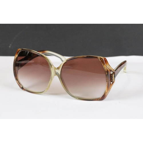 267 - A pair of ladies Yves Saint Laurent sunglasses complete with case together with a Tiffany & Co. litt... 