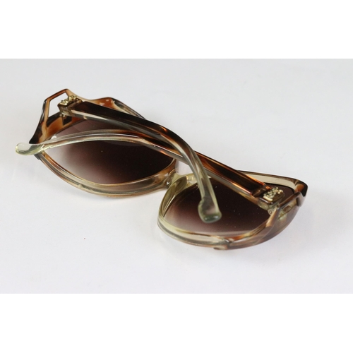 267 - A pair of ladies Yves Saint Laurent sunglasses complete with case together with a Tiffany & Co. litt... 