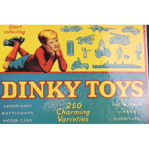 271 - A Dinky Toys cardboard advertising sign.