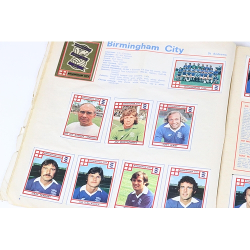 281 - Panini Football 78 collectors sticker album with stickers