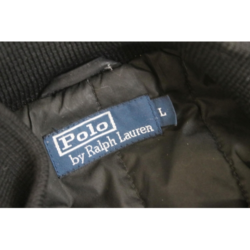 423 - Collection of  coats and jackets to include men's Polo by Ralph Lauren padded winter coat size Large... 